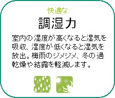 エコカラット「調湿力」